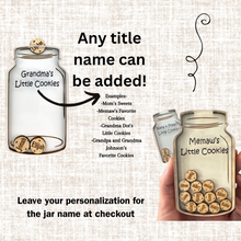 Grandma Gifts for Mothers Day Cookie Jar "Grandma's Little Cookies Gifts" Personalized Family Ornament or Magnet (Copy)