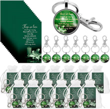 Funeral Favors for Guest Including Remember Keychain Prayer Cards Organza Bags for Memorial Celebration of Life(Dark Blue, 12 Sets)