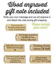 Memorial Teardrop Personalized Wind Chime Sympathy Gift Box Set After Loss - Listen to the Wind Windchimes