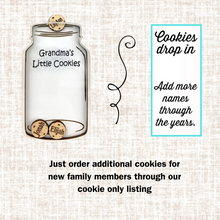 Grandma Gifts for Mothers Day Cookie Jar "Grandma's Little Cookies Gifts" Personalized Family Ornament or Magnet (Copy)