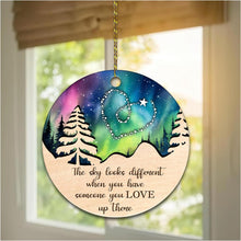 Hyturle Memorial Christmas Ornaments for Loss of Loved One - Memorial Suncatcher Ornament - Memorial Ornament for Christmas Tree - Christmas Memorial Keepsake, Sympathy Gifts for Loss of Mom Father