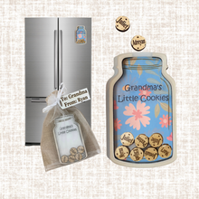 Grandma Gifts for Mothers Day Cookie Jar "Grandma's Little Cookies Gifts" Personalized Family Ornament or Magnet (Copy)