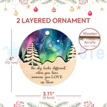 Hyturle Memorial Christmas Ornaments for Loss of Loved One - Memorial Suncatcher Ornament - Memorial Ornament for Christmas Tree - Christmas Memorial Keepsake, Sympathy Gifts for Loss of Mom Father
