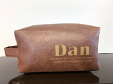 Valentines Thank You Gifts for Men Leather Toiletry Bag Work Gift Travel May You Be Proud of the Work Sign Leather Toiletry Bags with Zipper Employee Appreciation Gift Shaving Bag for Coworker Dad