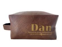 Valentines Thank You Gifts for Men Leather Toiletry Bag Work Gift Travel May You Be Proud of the Work Sign Leather Toiletry Bags with Zipper Employee Appreciation Gift Shaving Bag for Coworker Dad
