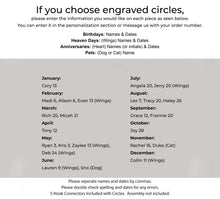 Additional Wood Tags: ENGRAVED for Calendar Wood Signs Family Birthdays & Heaven Days Board - Calendar Sets Sold Separately