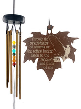 Fisherman Memorial Gift Beaded Copper Wind Chime 18 inch Gift In Memory of a Loved One Who Loved to Fish Outdoor Sympathy Chakra Rust Metal Leaf