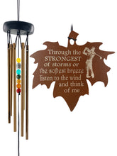 Golfer Memorial Gift Beaded Copper Wind Chime 18 inch Gift In Memory of a Loved One Who Loved to Golf Outdoor Sympathy Chakra Rust Metal Leaf