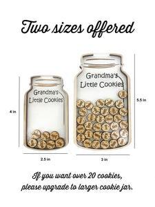 Grandparent Gifts "Grandma's Little Cookies" Personalized Family Grandchildren Ornament