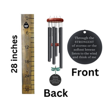 Wind Chime Personalized Sympathy Memorial Wind Chimes for outside Deep Tone