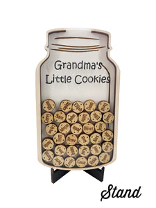 Grandparent Gifts "Grandma's Little Cookies" Personalized Family Grandchildren Ornament
