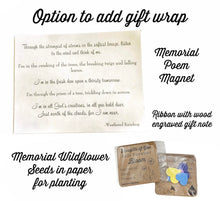 Memorial "Fishing in Heaven" Sympathy Gift Custom Bamboo Wind Chime by Weathered Raindrop