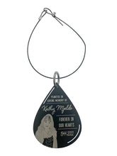 Picture Memorial Tree Dedication Plaque, Personalized Tree Marker Sign, Black