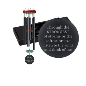 Wind Chime Personalized Sympathy Memorial Wind Chimes for outside Deep Tone