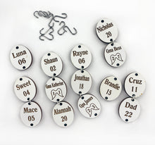 Additional Wood Tags: ENGRAVED for Calendar Wood Signs Family Birthdays & Heaven Days Board - Calendar Sets Sold Separately
