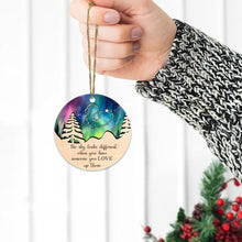 Hyturle Memorial Christmas Ornaments for Loss of Loved One - Memorial Suncatcher Ornament - Memorial Ornament for Christmas Tree - Christmas Memorial Keepsake, Sympathy Gifts for Loss of Mom Father