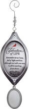 Memorial Gift Celebration of Life Sympathy Ornament- Thoughtful Bereavement Gift to Comfort Grieving Heart (Metal Photo Charm Bottom)