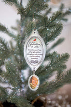 Memorial Gift Celebration of Life Sympathy Ornament- Thoughtful Bereavement Gift to Comfort Grieving Heart (Metal Photo Charm Bottom)