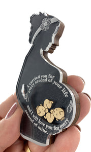 Infant Loss Remembrance MAGNET Personalized Gift in Memory of a Child or Children in Heaven Custom Miscarriage Gifts Grieving Mother Support