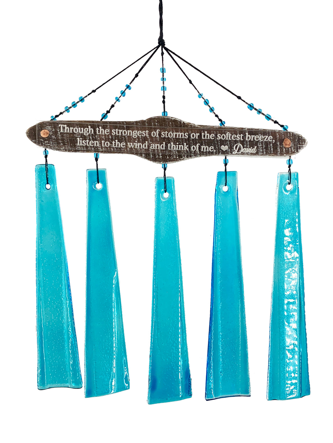 SALE: Memorial Gift in Aqua or Cobalt 