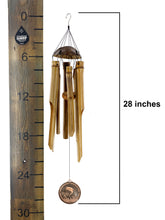 Memorial "Fishing in Heaven" Sympathy Gift Custom Bamboo Wind Chime by Weathered Raindrop