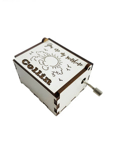 You Are My Sunshine-Mini Music Box Custom Memorial Rememberance Gift by Weathered Raindrop