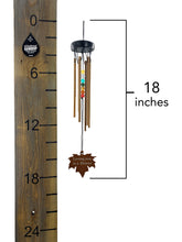 Love You Gifts Beaded Copper Leaf Wind Chime Gift Set for a Loved One