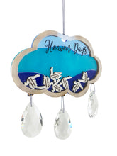 Sun Catcher Personalized Cloud Remembering Heaven Days Custom Doves Loved Ones Names, Birth Date & Heaven Date - Add More Through the Years
