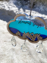 Sun Catcher Personalized Cloud Remembering Heaven Days Custom Doves Loved Ones Names, Birth Date & Heaven Date - Add More Through the Years