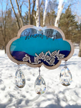 Sun Catcher Personalized Cloud Remembering Heaven Days Custom Doves Loved Ones Names, Birth Date & Heaven Date - Add More Through the Years
