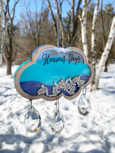 Sun Catcher Personalized Cloud Remembering Heaven Days Custom Doves Loved Ones Names, Birth Date & Heaven Date - Add More Through the Years