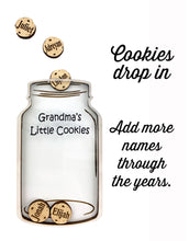 Grandparent Gifts "Grandma's Little Cookies" Personalized Family Grandchildren Ornament