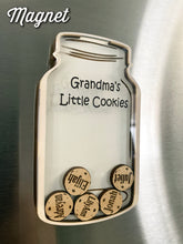 Grandparent Gifts "Grandma's Little Cookies" Personalized Family Grandchildren Ornament