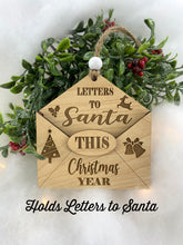 Kids Letter to Santa Holiday Ornament | Envelope Holds Letters | Keepsake Gift by Weathered Raindrop