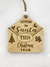 Kids Letter to Santa Holiday Ornament | Envelope Holds Letters | Keepsake Gift by Weathered Raindrop