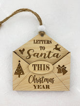 Kids Letter to Santa Holiday Ornament | Envelope Holds Letters | Keepsake Gift by Weathered Raindrop