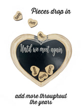 Until We Meet Again Memorial Heart Magnet Personalized Sympathy Gift, Add More Custom Names Throughout the Years, Honoring Those in Heaven