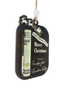 5 PACK: Money Holder Christmas Ornament Happy Birthday Jesus Holiday Faith Gift