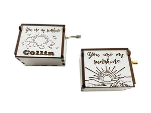 You Are My Sunshine-Mini Music Box Custom Memorial Rememberance Gift by Weathered Raindrop