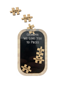 New Set of Puzzle Pieces: Reorder More Puzzle Pieces for We Love You to Pieces Puzzle Magnet - Puzzle Box Magnet Sold Separately - Add Throughout the Years