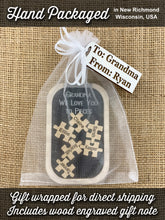 Mother's Day Grandparents Gift "We Love You to Pieces" Personalized Grandchildren Keepsake by Weathered Raindrop