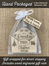 Kids Letter to Santa Holiday Ornament | Envelope Holds Letters | Keepsake Gift by Weathered Raindrop