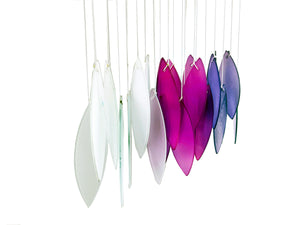 SALE: Stained Glass Memorial "This Family Does Loss" Acrylic Custom Purple Wind Chime Sun Catcher Combo Sympathy Gift by Weathered Raindrop