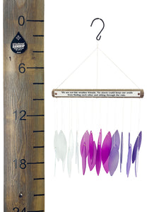 SALE: Friendship Sun Catcher Gift Stained Glass Wind Chime Sending Support During Tough Times Thinking of You Gifts by Weathered Raindrop