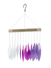 SALE: Stained Glass Memorial "This Family Does Loss" Acrylic Custom Purple Wind Chime Sun Catcher Combo Sympathy Gift by Weathered Raindrop