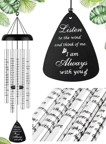 Sympathy Gift Wind Chimes for outside - 32'' Memorial Wind Chimes for Loss of Loved One Prime, Bereavement Gift in Memory of Loved One, Memorial Gifts for Loss of Mother Father Condolence Rememberance